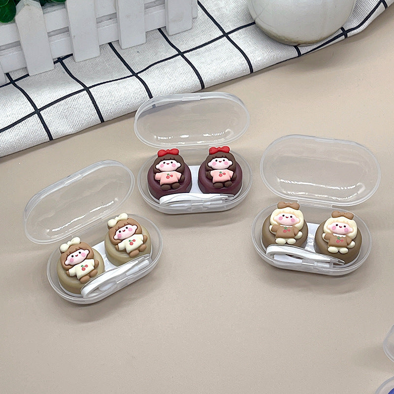 Textured Colored Contact Lens Case Beauon 