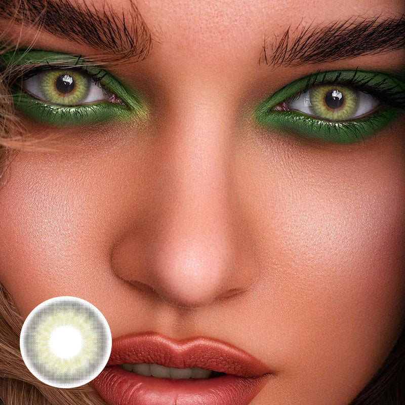 Thetis Green Prescription Colored Contact Lenses Beauon 