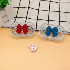 Transparent Colored Contact Lens Case Beauon Pink 
