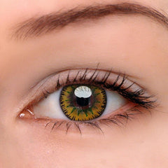 Vega Gold Yellow Colored Contact Lenses Beauon 