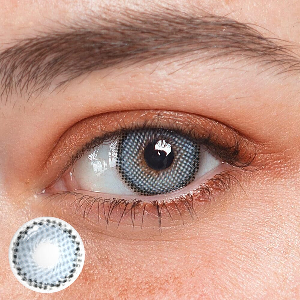 Vela Blue Prescription Colored Contact Lenses Beauon 