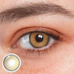 Vela Brown Prescription Colored Contact Lenses Beauon 